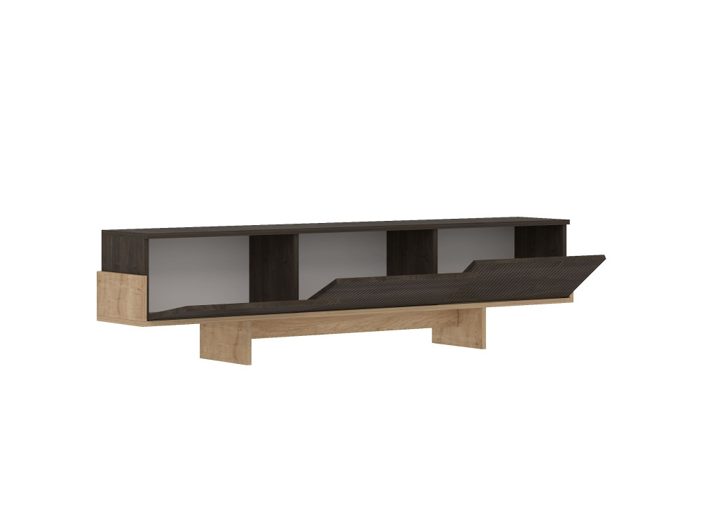 TV-Möbel aus Holz "Hege" - 180 x 30 x 44 cm - Braun