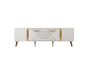 TV-Möbel aus Holz "Detas" - 150 x 35 x 48 cm - Gold