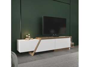 TV-Möbel aus Holz "Zonas" - 180 x 35 x 28 cm - Weiß 2