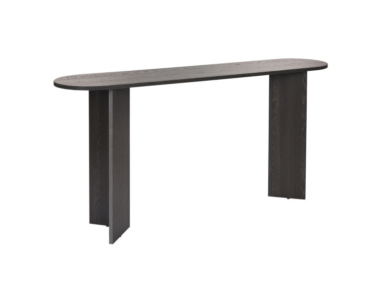 Holzkonsole „Sira” – 150 x 35 x 75 cm – Schwarzes Licht