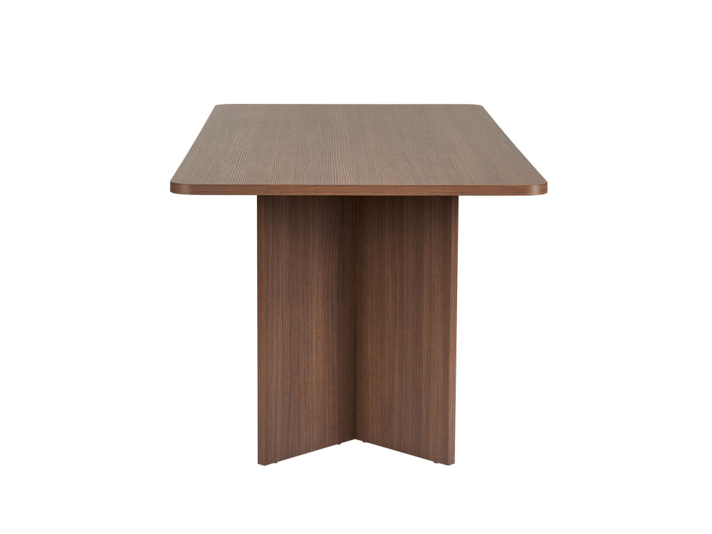 Holz-Esstisch "Linza" 180 x 90 x 75 cm - Nussbaum