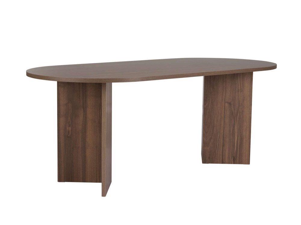Holz-Esstisch "Sabella" 200 x 90 x 75 cm - Nussbaum