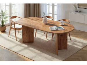 Holz Esstisch "Sabella" 200 x 90 x 75 cm - Atlantische Kiefer 2