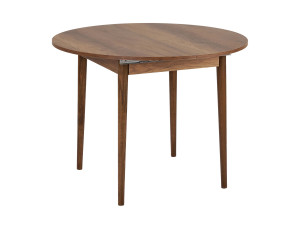 Ausziehbarer Holz-Esstisch "Viona" 100 x 100 x 75 cm - Barok Walnut