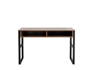 Holzschreibtisch "Nove" - 120 x 60 x 75 cm - Walnussholz