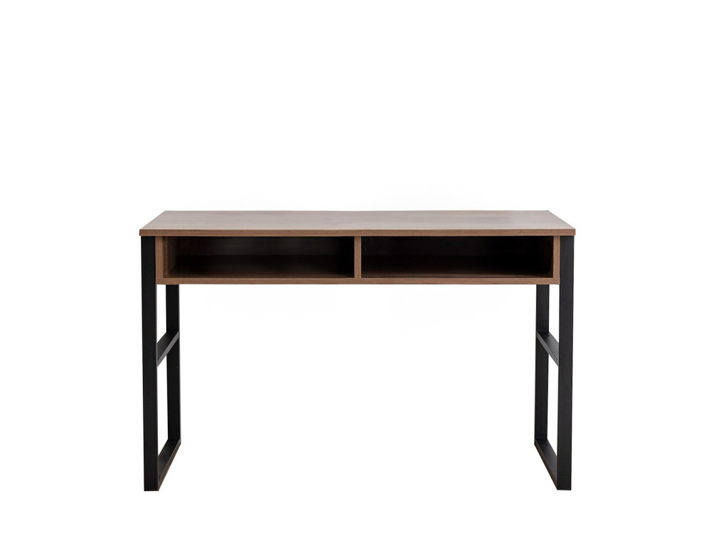 Holzschreibtisch "Nove" - 120 x 60 x 75 cm - Walnussholz