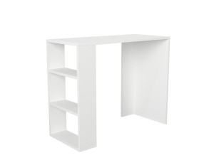 Holzschreibtisch "Netenya" - 90 x 40 x 74 cm - Weiß