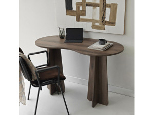 Holzschreibtisch "infini" 120 x 60 x 75 cm - Nussbaum 2