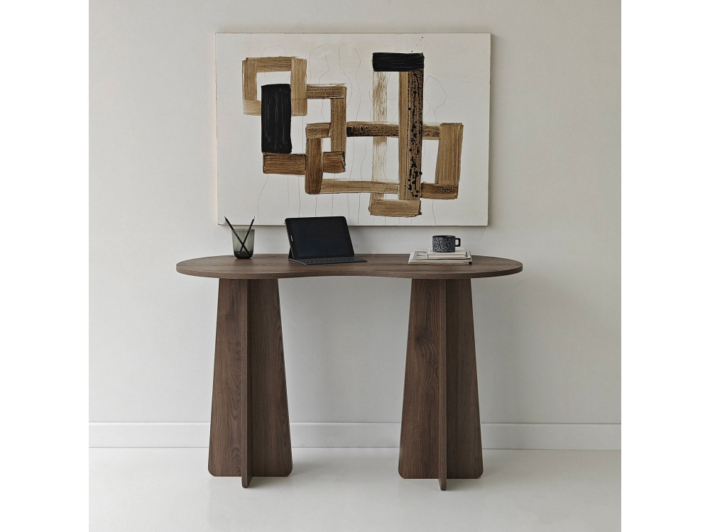 Holzschreibtisch "infini" 120 x 60 x 75 cm - Nussbaum