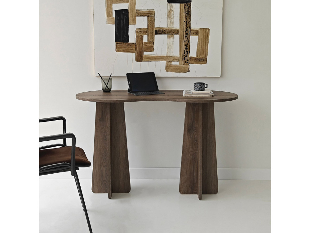 Holzschreibtisch "infini" 120 x 60 x 75 cm - Nussbaum