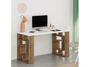 Holzschreibtisch "Maze" 140 x 60 x 75 cm - Weiß 2