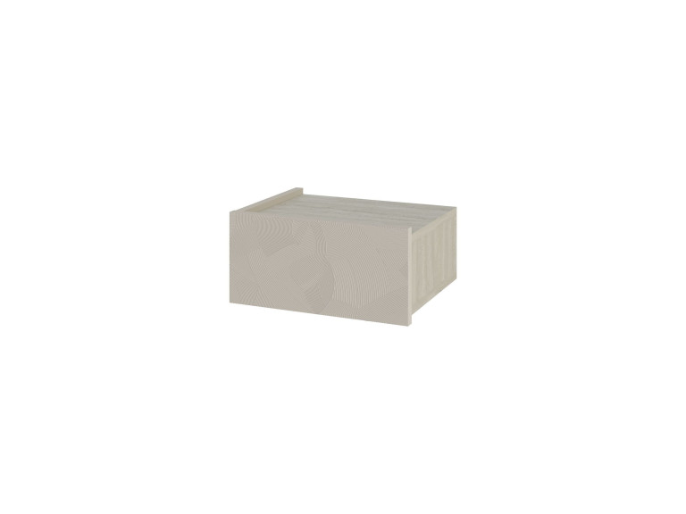 Nachttisch aus Holz "Onda" - 38 x 31 x 18 cm - Beige