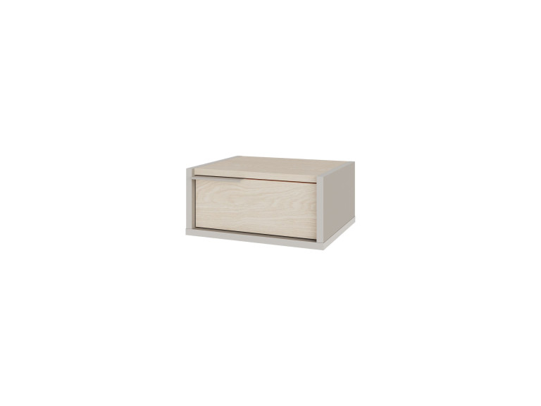 Wand-Nachttisch aus Holz "Eco" - 40 x 30 x 19 cm - Sandstein