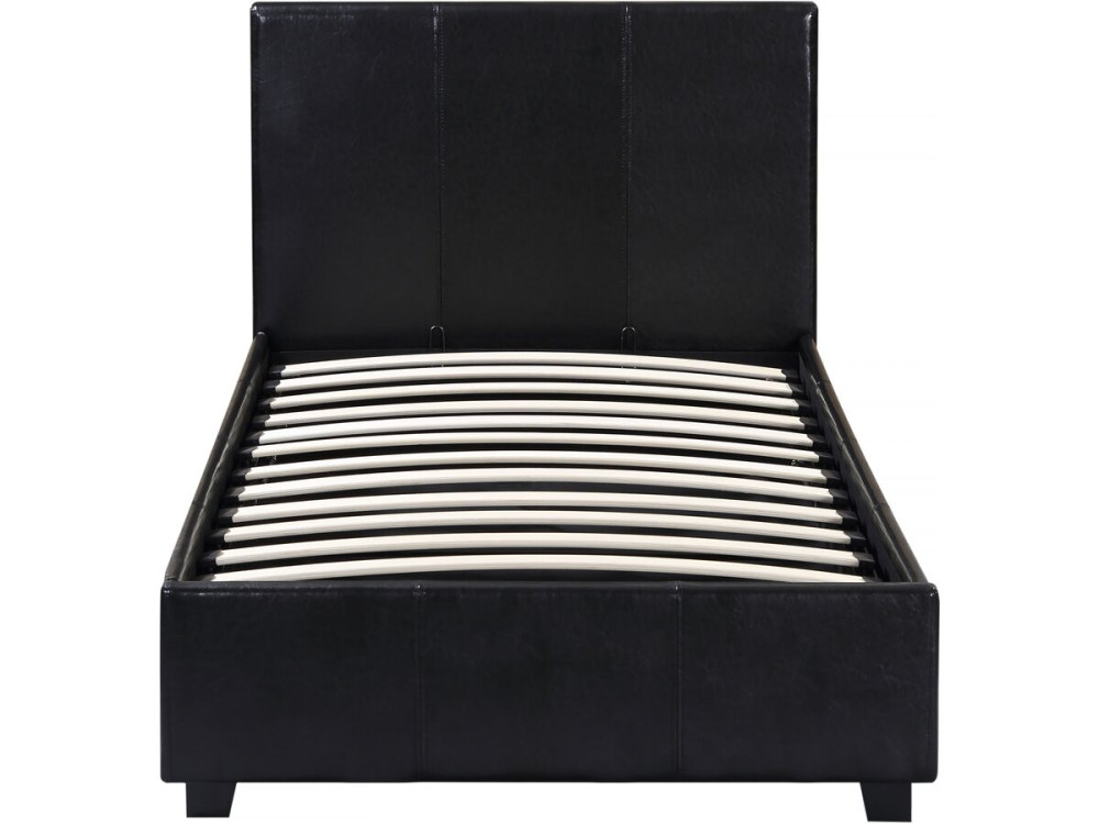 Einzelbett mit Bettkasten "Carla" - 90 x 190 cm - Schwarz