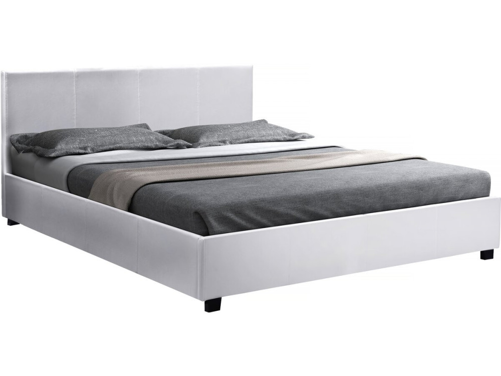 Doppelbett mit Bettkasten "Carla" - 140 x 190 cm - Weiß