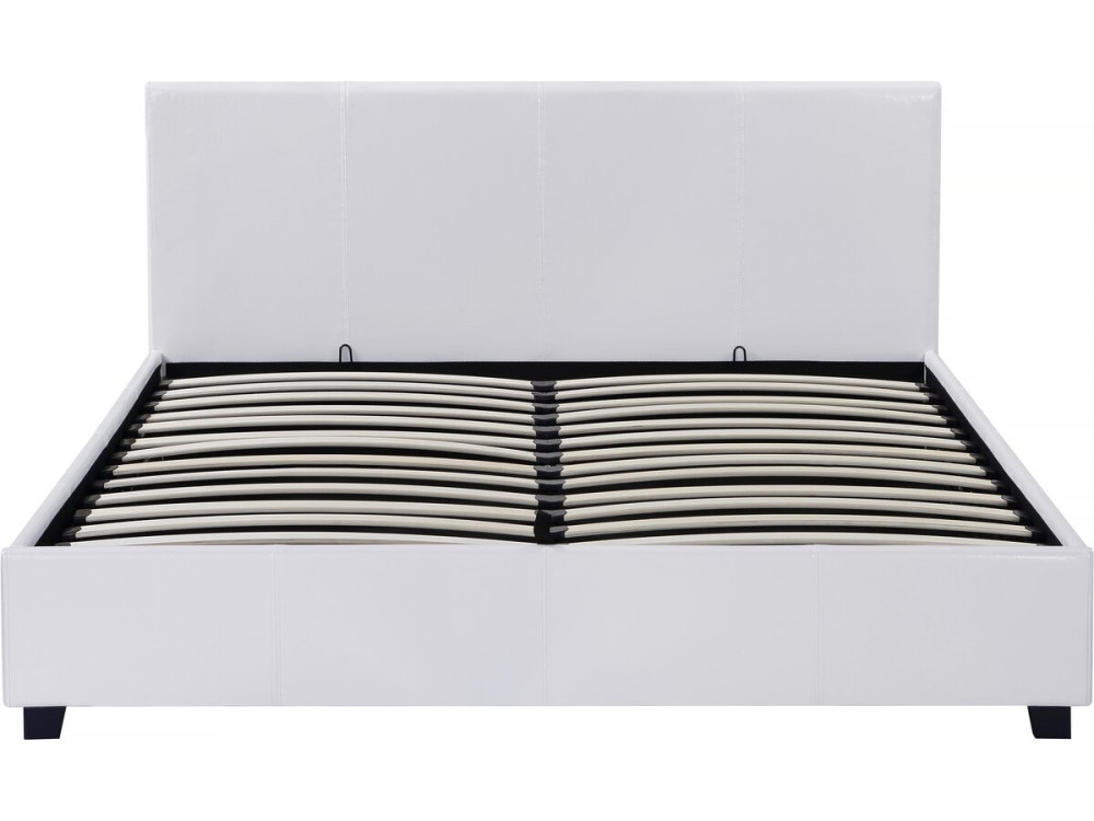 Doppelbett mit Bettkasten "Carla" - 140 x 190 cm - Weiß