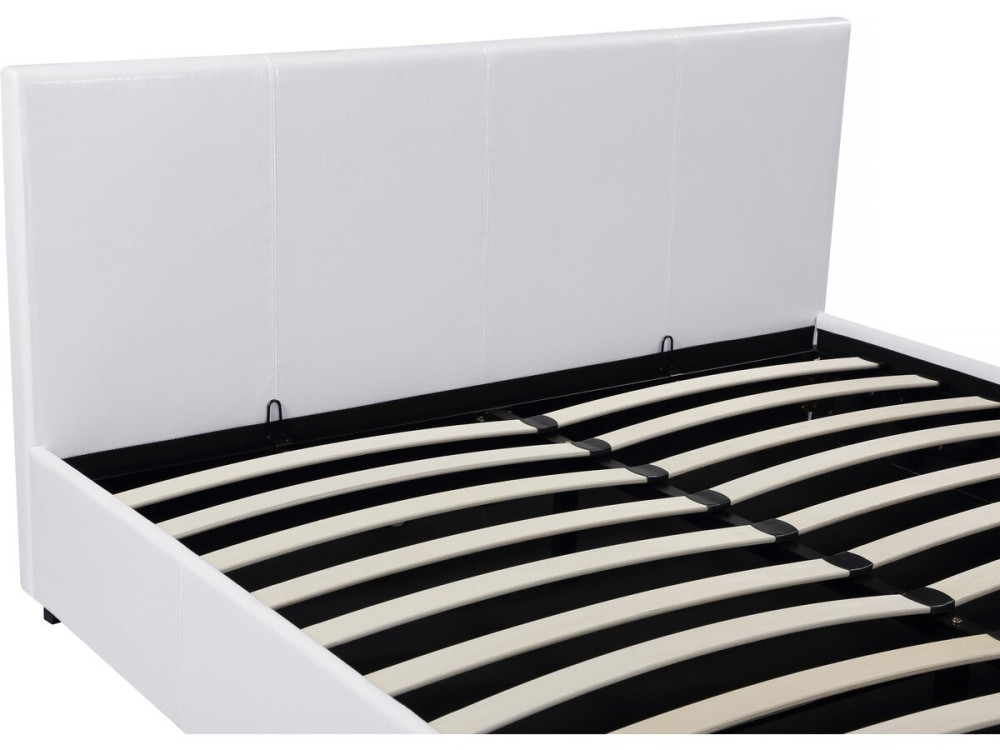Doppelbett mit Bettkasten "Carla" - 140 x 190 cm - Weiß