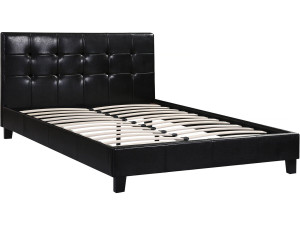 Doppelbett "Julia" - 140 x 190 cm - Schwarz
