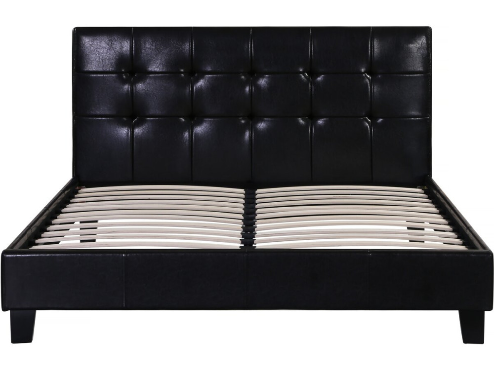 Doppelbett "Julia" - 140 x 190 cm - Schwarz