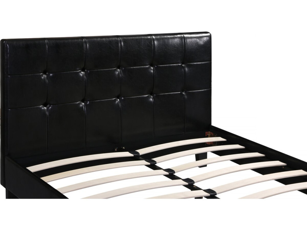 Doppelbett "Julia" - 140 x 190 cm - Schwarz