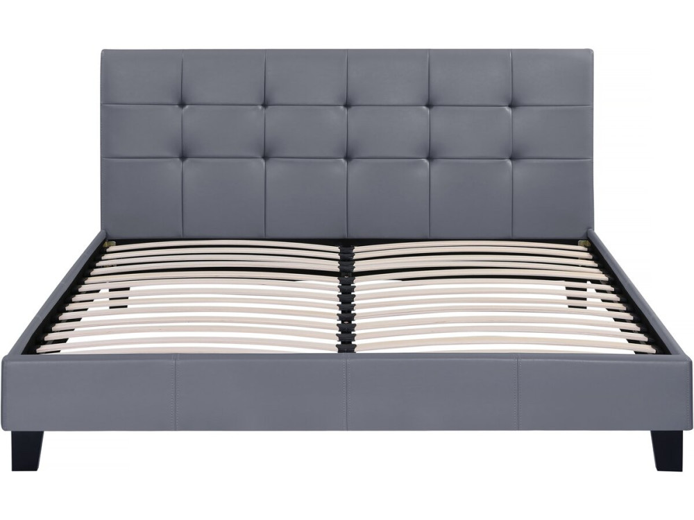 Doppelbett "Julia" - 140 x 190 cm - Grau