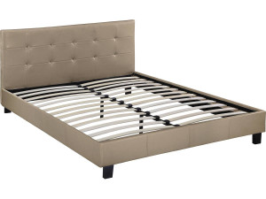 Doppelbett "Julia" - 160 x 200 - Taupe