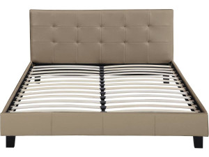 Doppelbett "Julia" - 160 x 200 - Taupe 2