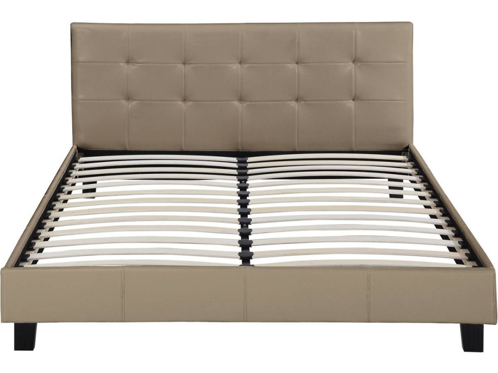Doppelbett "Julia" - 160 x 200 - Taupe