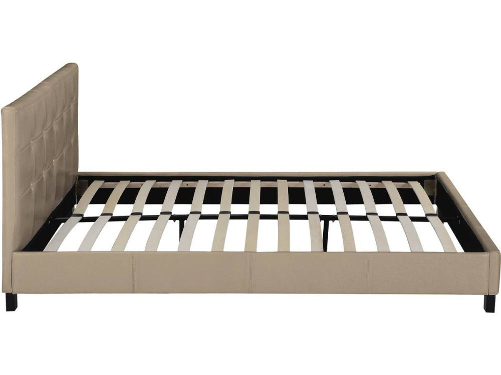Doppelbett "Julia" - 160 x 200 - Taupe
