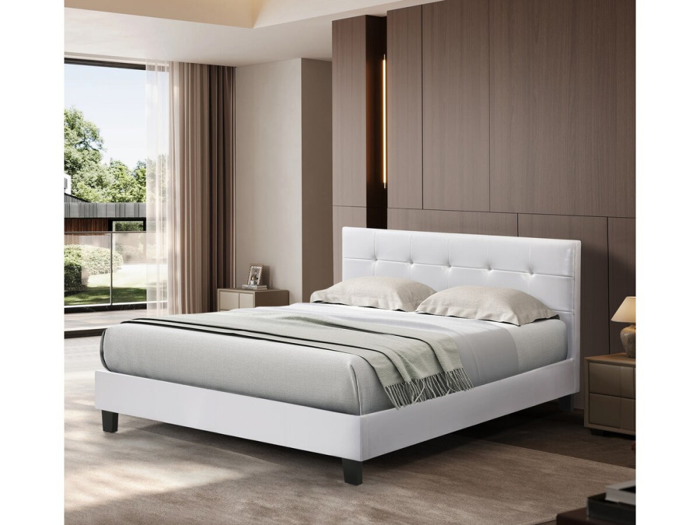 Doppelbett "Julia" - 160 x 200 cm - Weiß