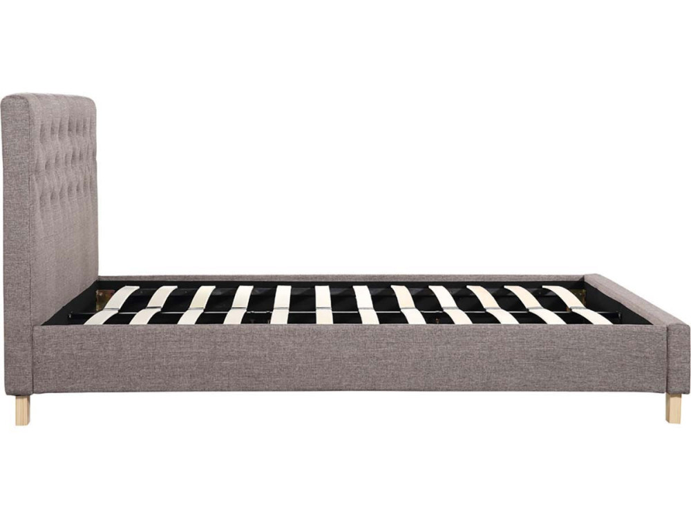 Doppelbett "Emmy" - 140 x 190 cm - Taupe