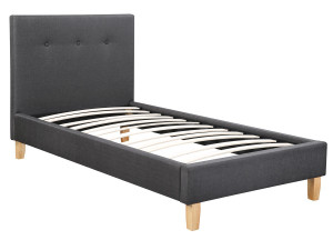 Einzelbett "Elise" - 90 x 190 cm - Dunkelgrau