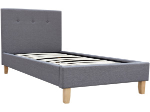 Einzelbett "Elise" - 90 x 190 cm - Grau