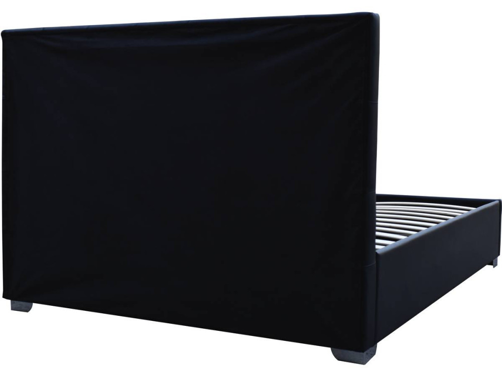 Doppelbett mit Bettkasten "Tino" - 160 x 200 cm - Schwarz