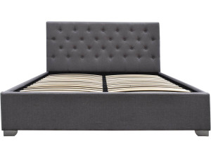Doppelbett mit Bettkasten "Tino" - 140 x 190 cm - Grau 2