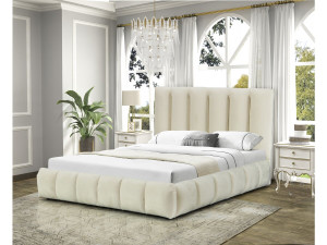 Bett mit Bettkasten "Annie" 180 x 200 cm - Beige 2