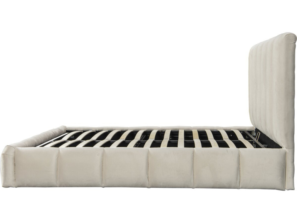 Bett mit Bettkasten "Annie" 160 x 200 cm - Beige
