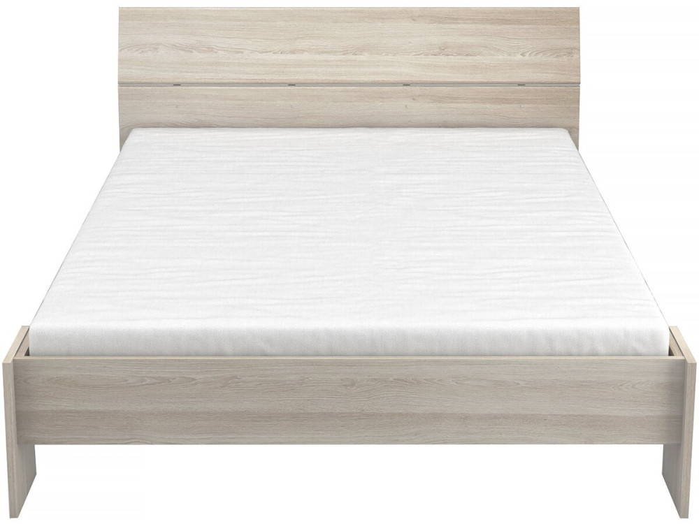 Doppelbett aus Holz „Pricy“ – 140 x 200 cm – Beige