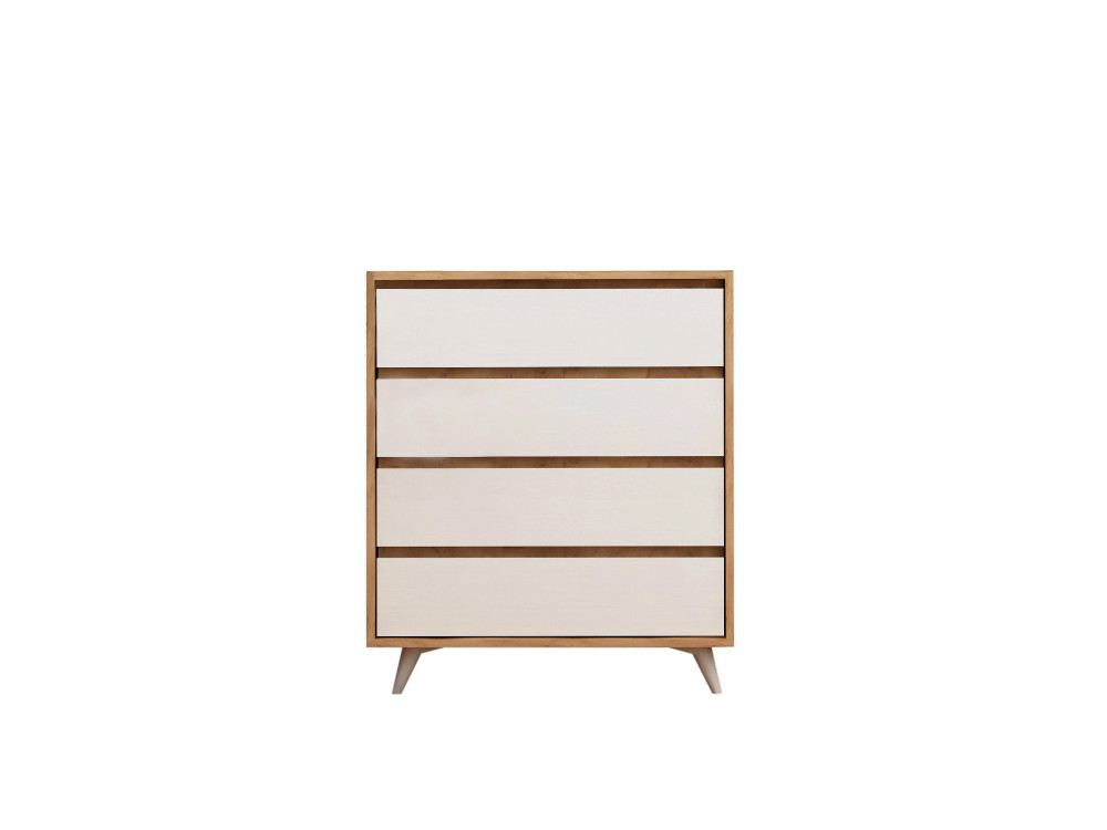 Holzkommode "Suvera" - 70 x 40 x 86 cm - Beige