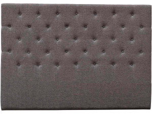 Gepolstertes Kopfteil "Deco"  - 169 cm - Taupe - Aus Stoff