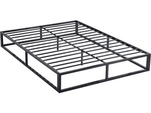 Bettgestell aus Metall 160 x 200 cm  - Schwarz