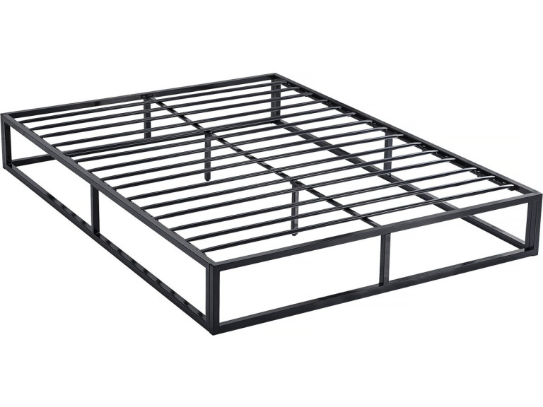 Bettgestell aus Metall 160 x 200 cm  - Schwarz