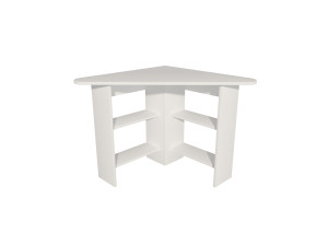 Holzschreibtisch "Corner " - 80 x 80 x 73 cm - Weiß