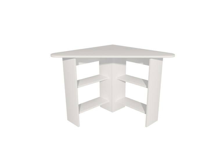 Holzschreibtisch "Corner " - 80 x 80 x 73 cm - Weiß