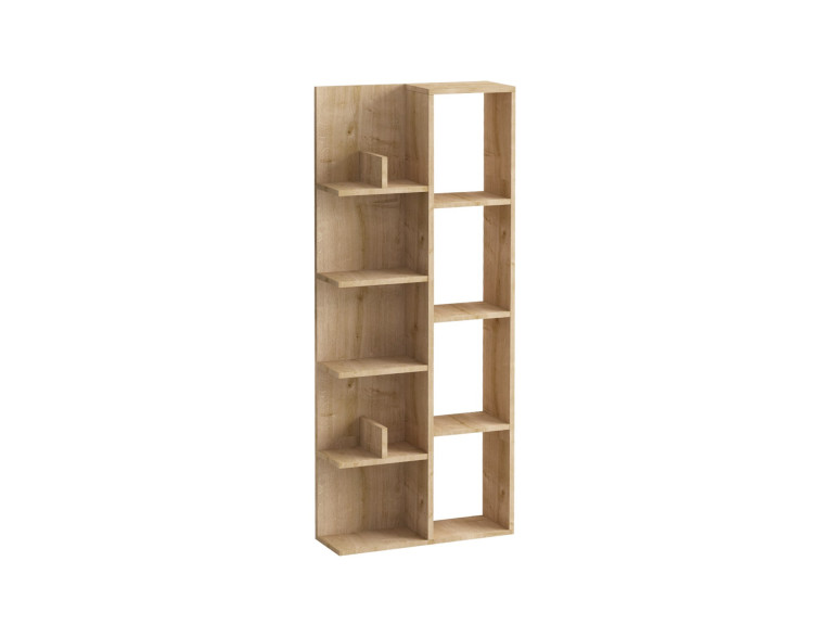 Bücherregal „Lily“ aus Holz – 60 x 18 x 150 cm – Eiche