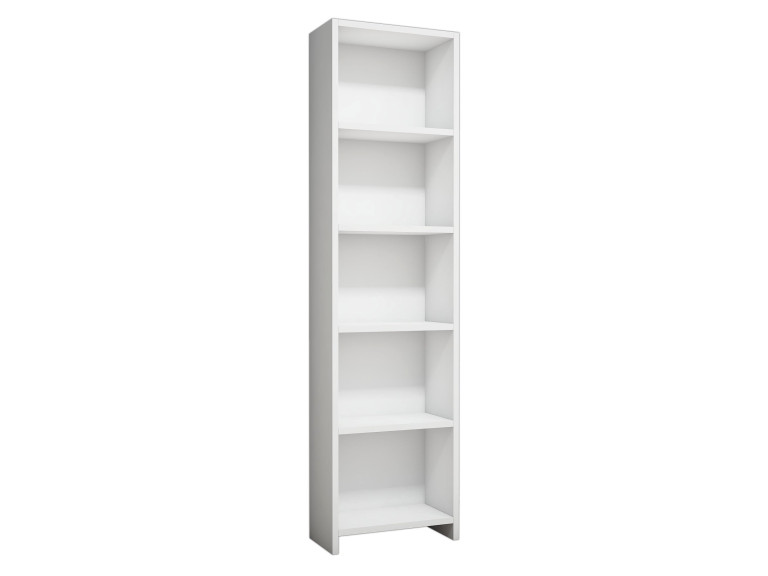 Bücherregal aus Holz "Barkin" - 40 x 19 x 150 cm - Weiß
