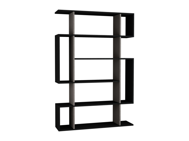 Holz Bücherregal "Mito" 110 x 25,5 x 161 cm - Anthrazit