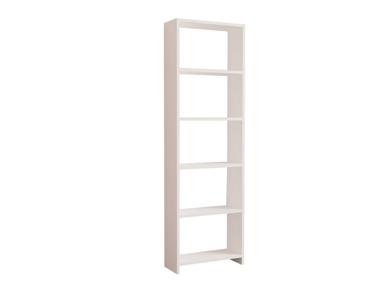 Bücherregal aus Holz "New" - 50 x 19 x 160 cm - Weiß
