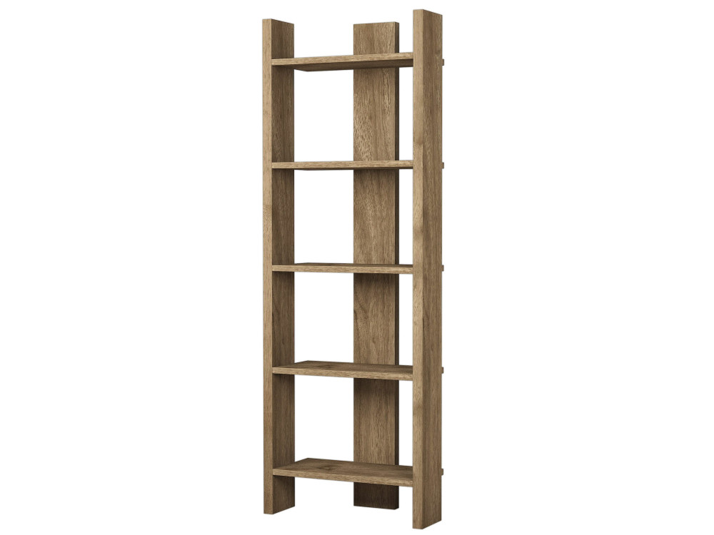 Bücherregal aus Holz "Virba" - 52 x 22 x 149 cm - Walnussholz