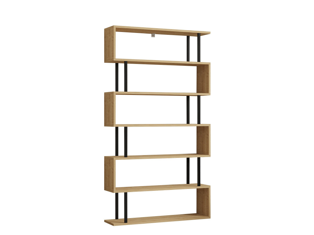 Bücherregal aus Holz "Hector" - 90 x 22 x 162 cm - Saphir
